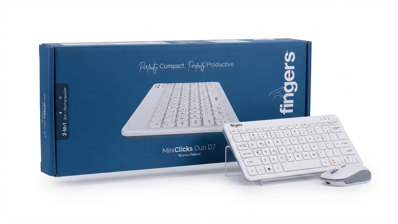 Fingers MiniClicks Duo D7 Wireless Deskset