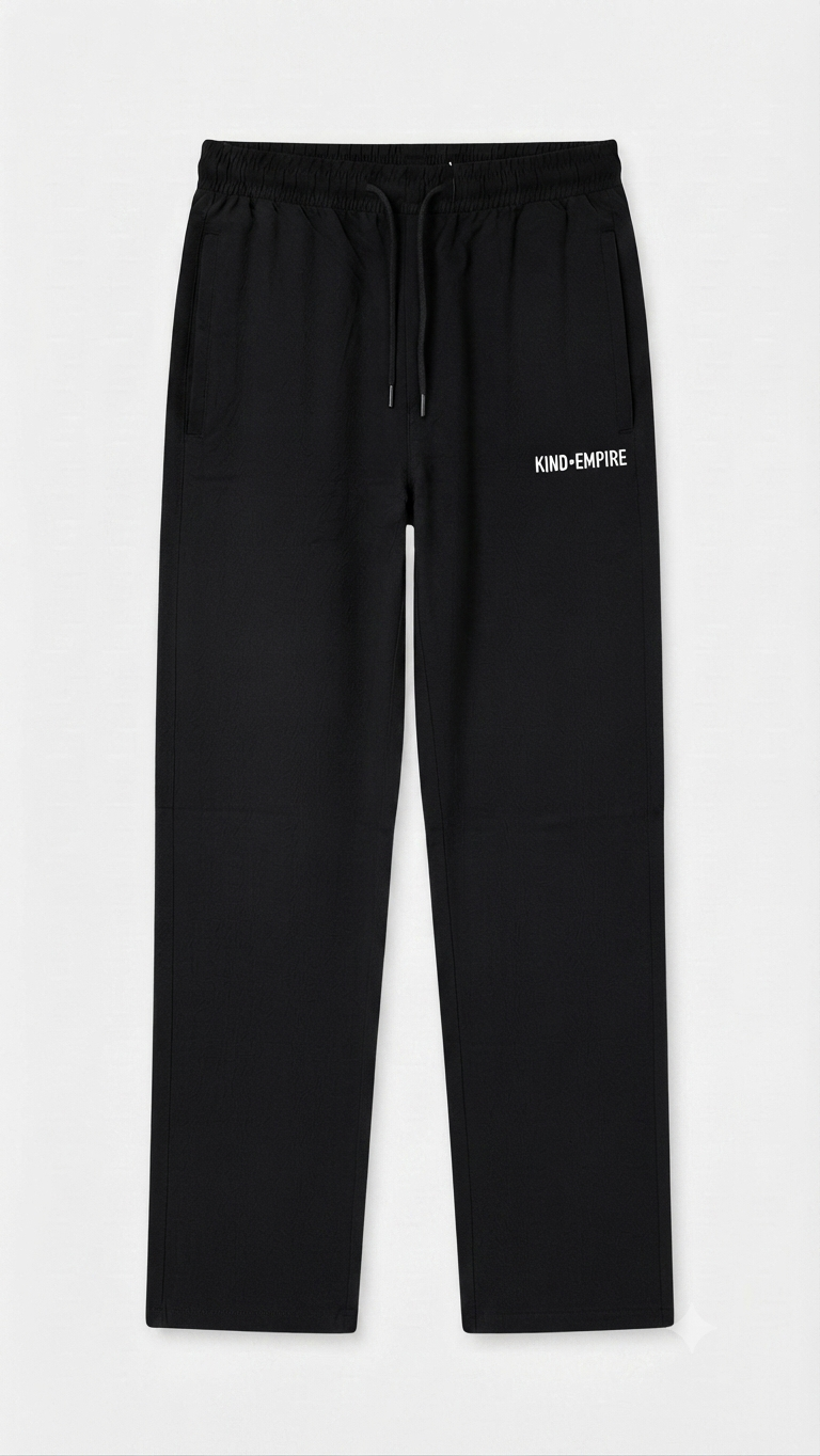 Kind Empire Black Joggers