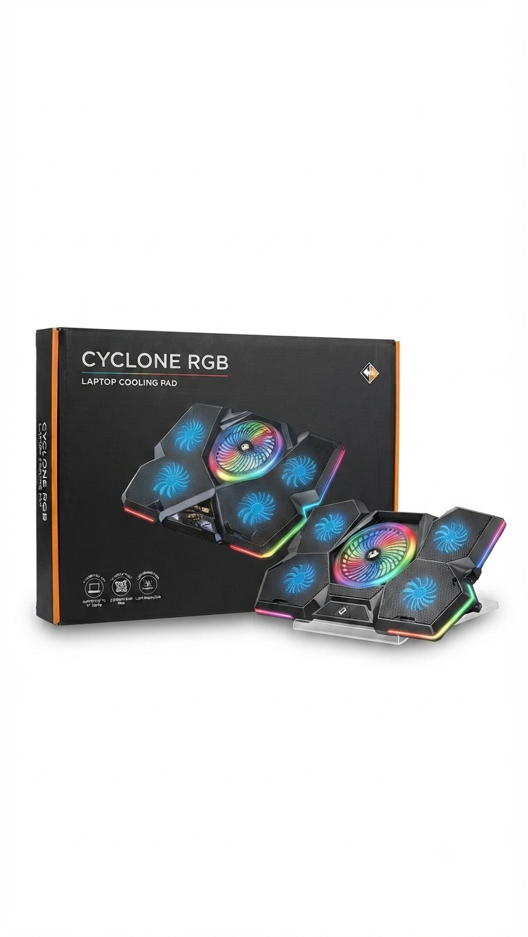 Cyclone RGB Laptop Cooling Pad