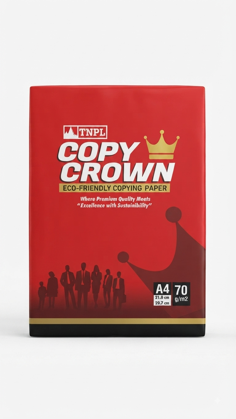 TNPL Copy Crown Eco-Friendly Copying Paper (A4 Size, 70\text{ g/m}^2)