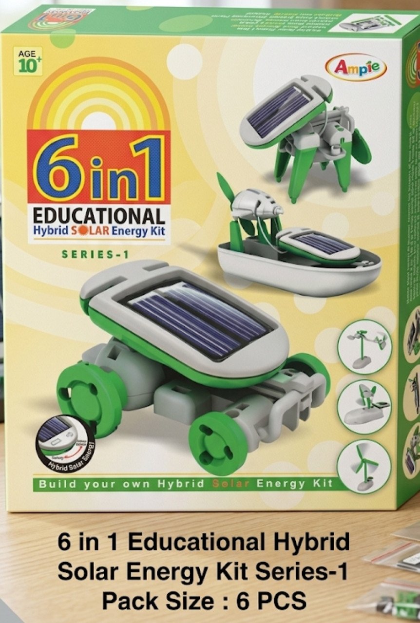 6-in-1 Educational Hybrid Solar Energy Kit (Series-1)