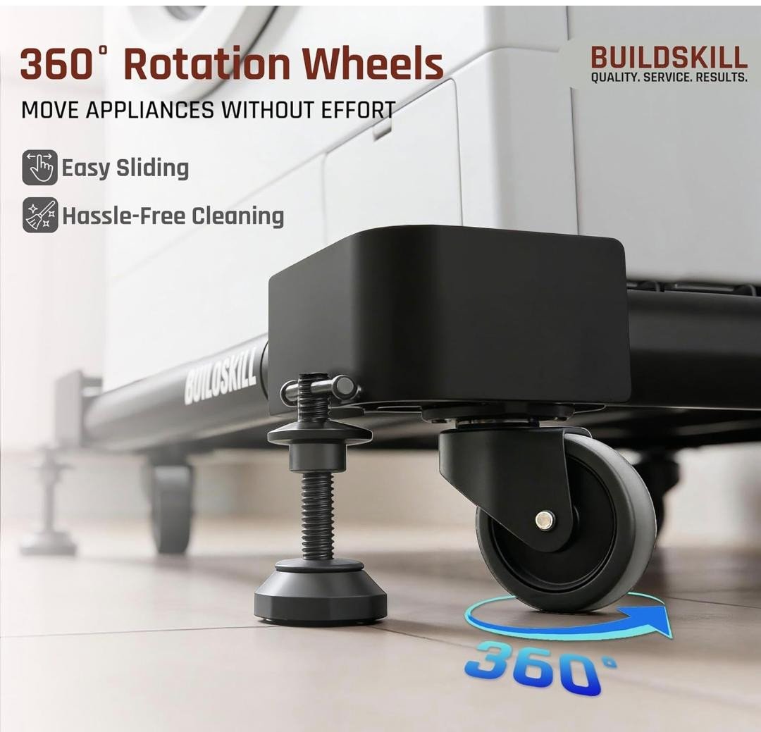BUILDSKILL Full Metal Washing Machine Stand