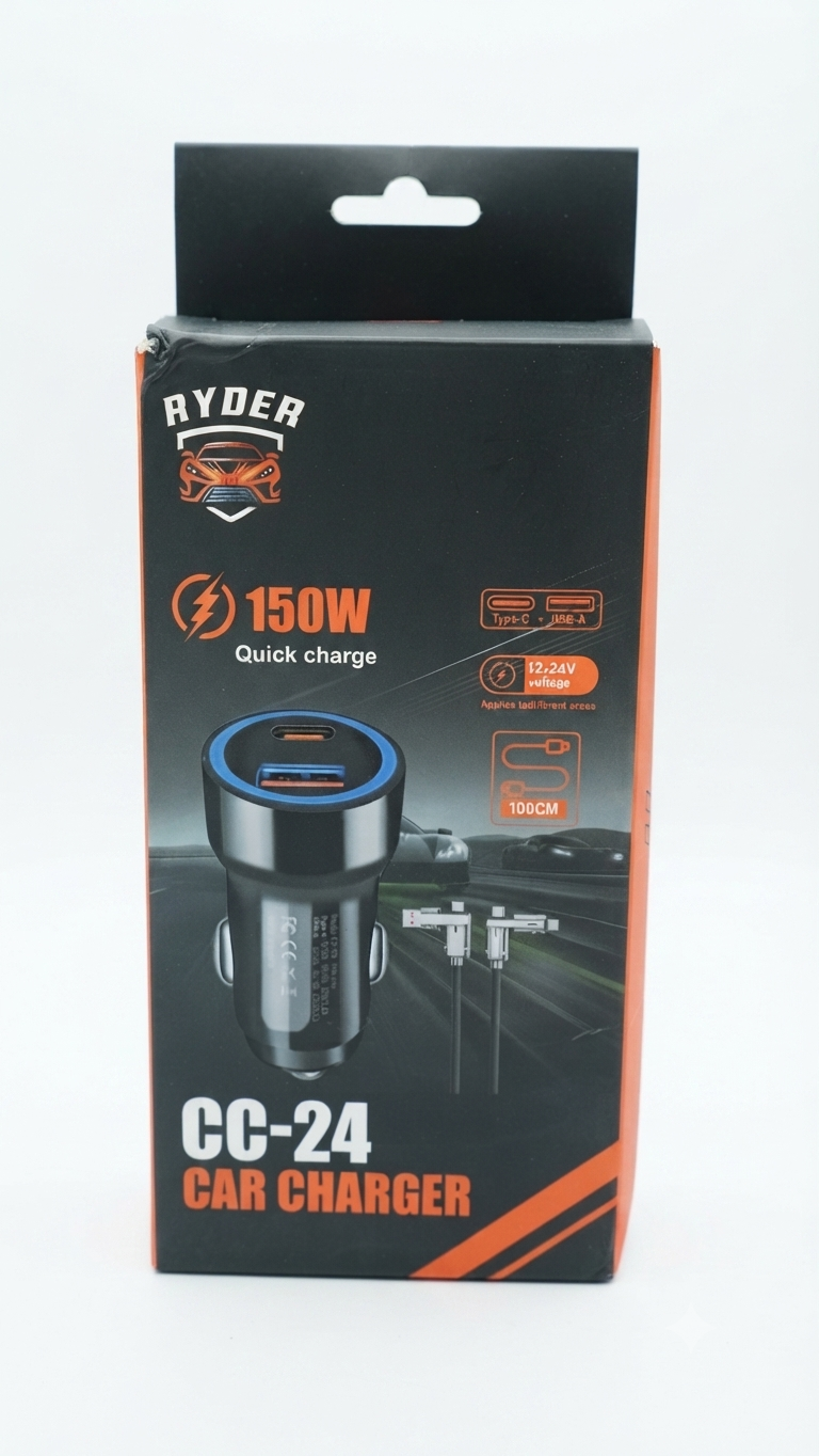 Ryder CC-24 150W Car Charger