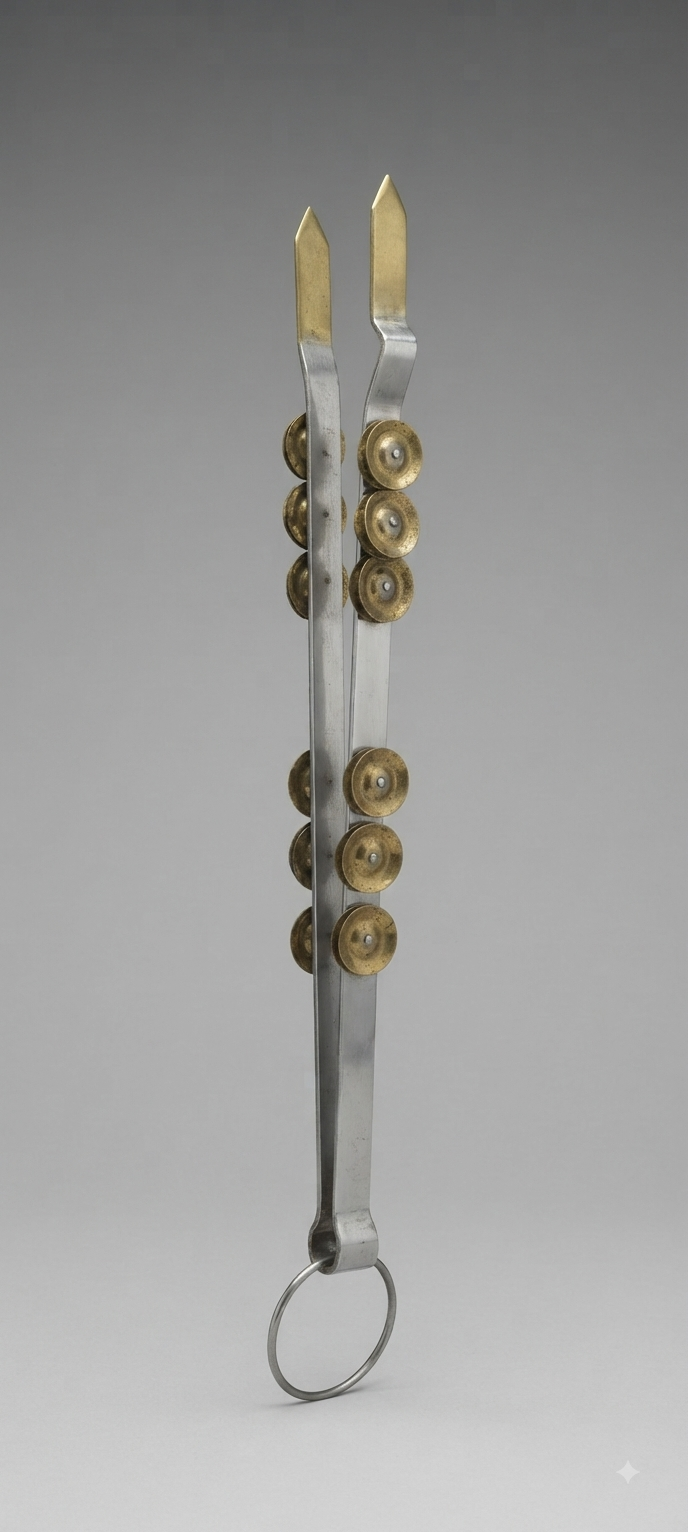 Traditional South Indian Metallic Chimta