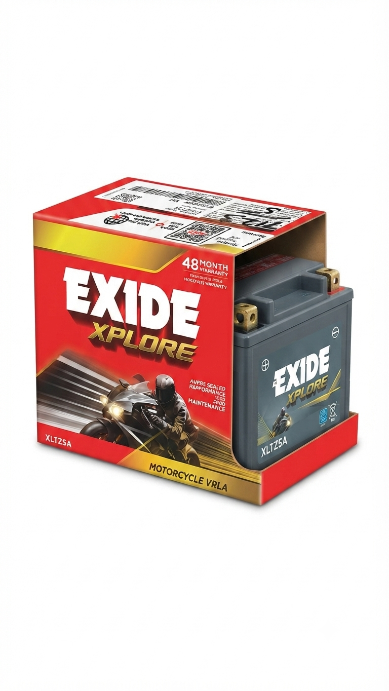 Exide Xplore (Model XLTZ5A) Motorcycle VRLA Battery