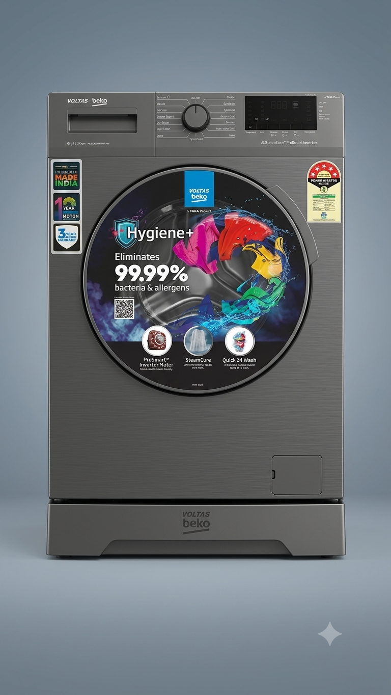 Voltas Beko Front Load Washing Machine