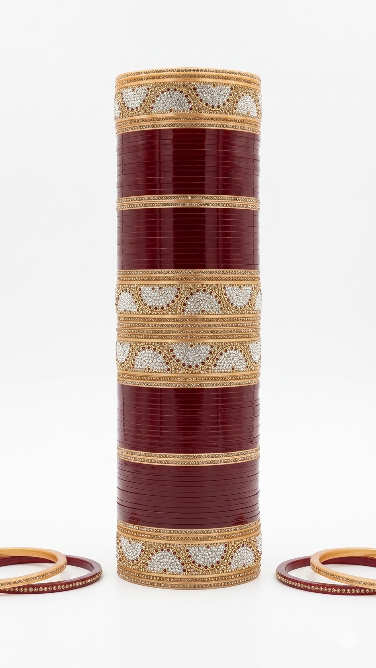 set of traditional ceremonial bangles