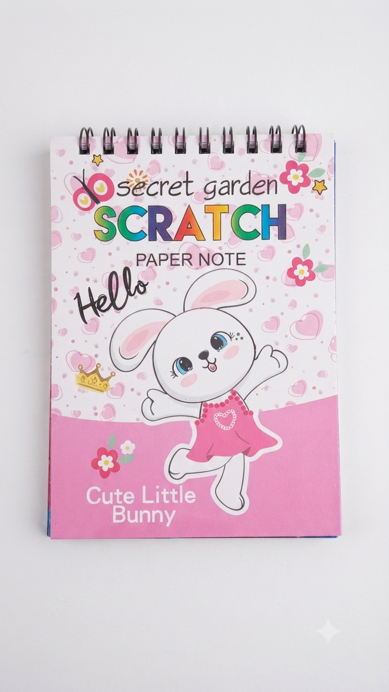 "Secret Garden" Scratch Paper