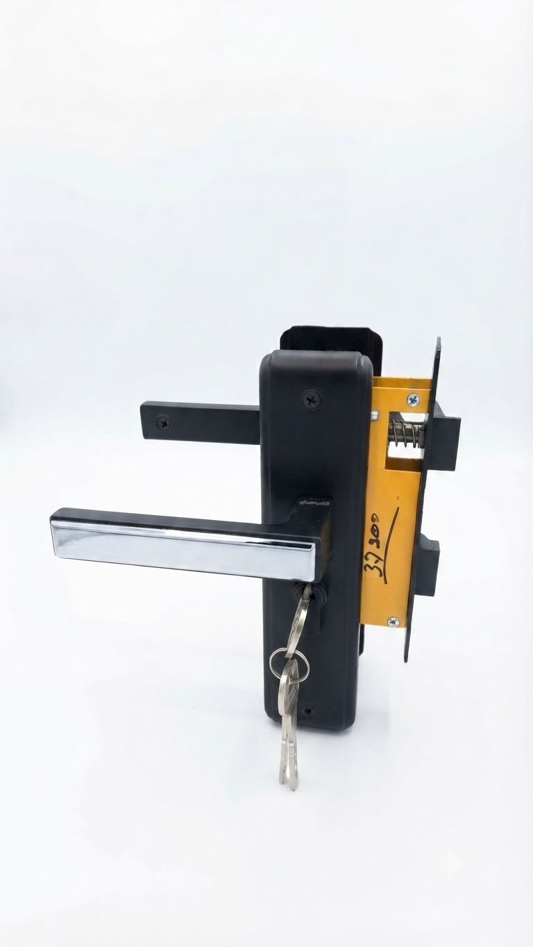 Mortise Door Handle Lock Set with Keys