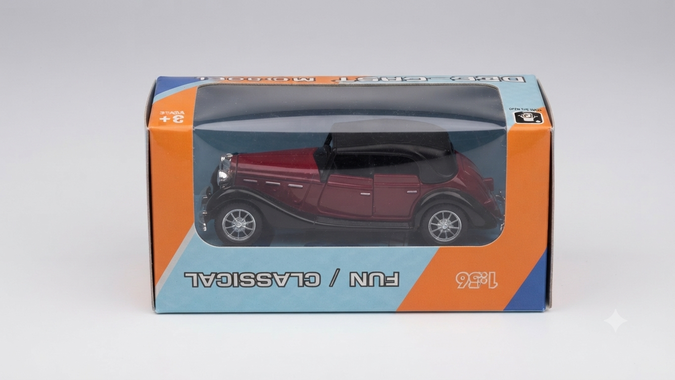 1:36 Die-Cast Classical Car Model