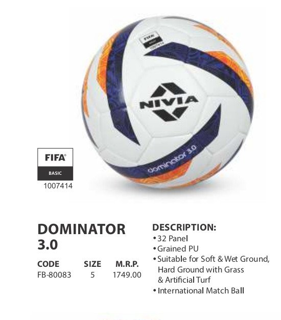 Nivia Dominator 3.0  football