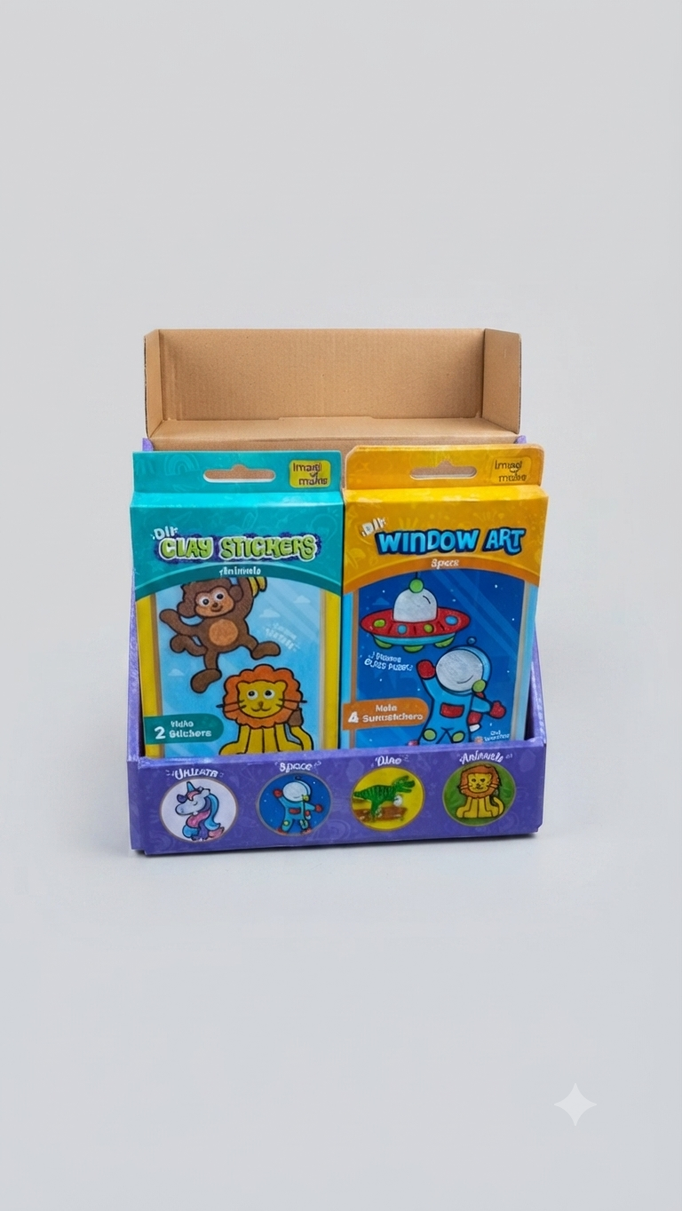 Imagi Make" Creative Craft Kit Display Unit