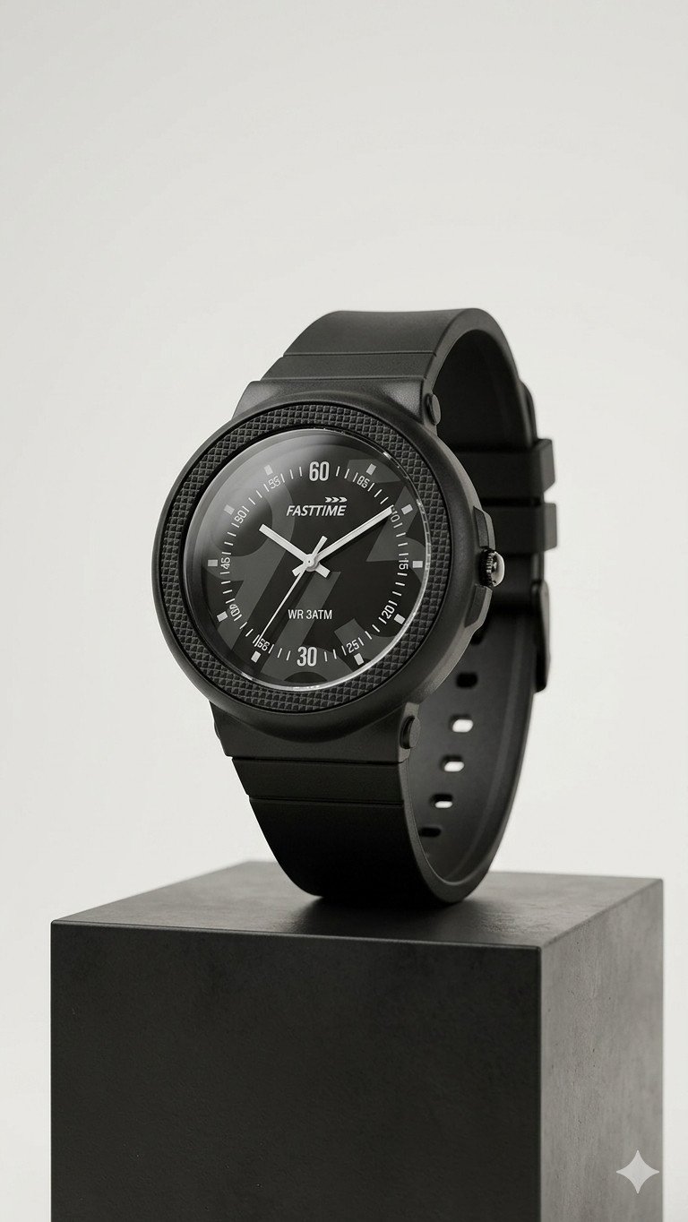 FastTime "Grid Master" Stealth Analog Watch (3ATM)
