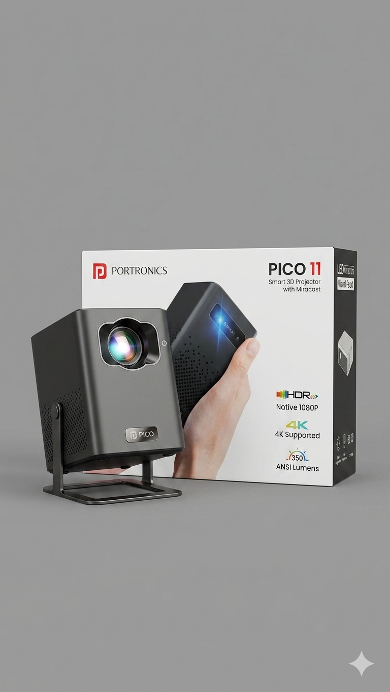 Portronics Pico 11 Smart 3D Projector