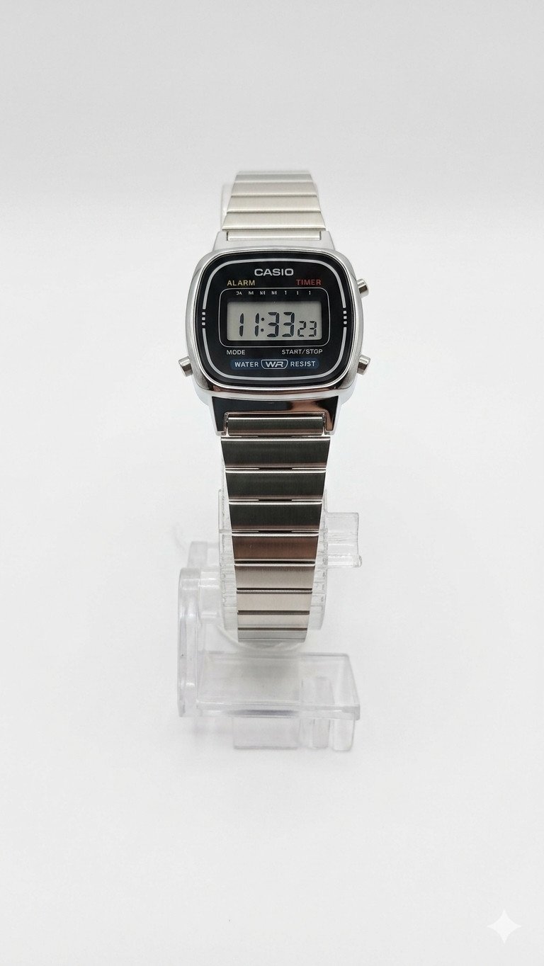 Casio Vintage LA670WGA-1DF (or LA670WA-1) Mini Digital Ladies Watch