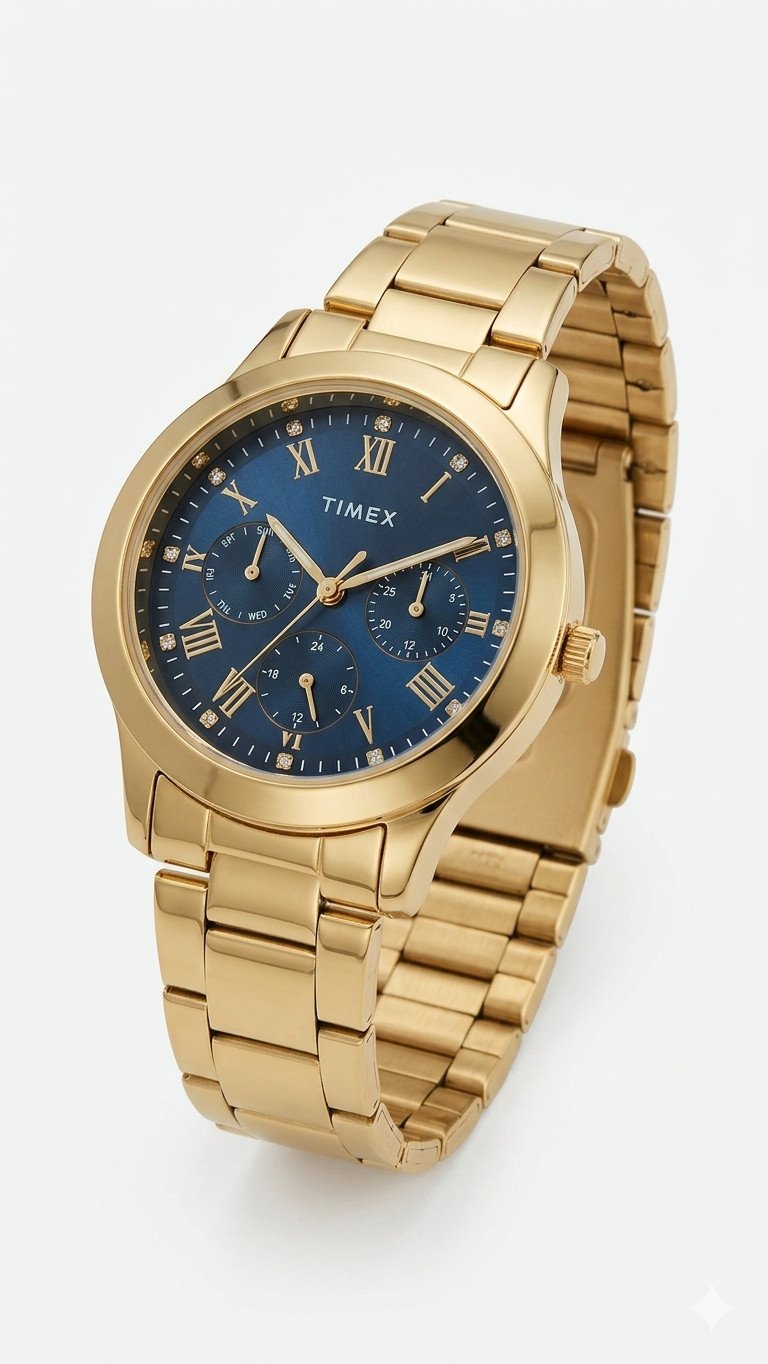 Timex Women's Gold-Tone Multifunction Watch
