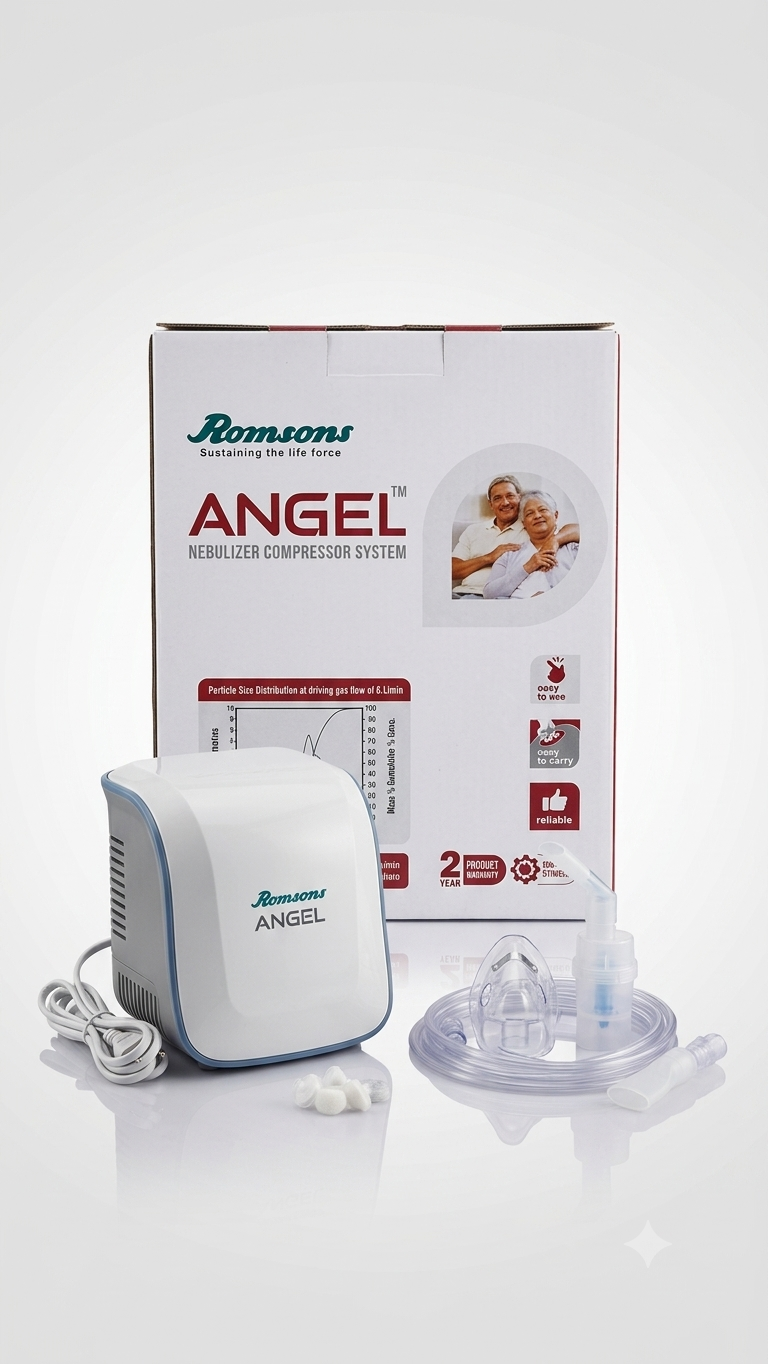 Romsons ANGEL Nebulizer Compressor System