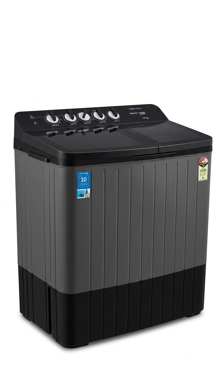 Voltas Beko 14 kg Semi-Automatic Top-Load Washing Machine