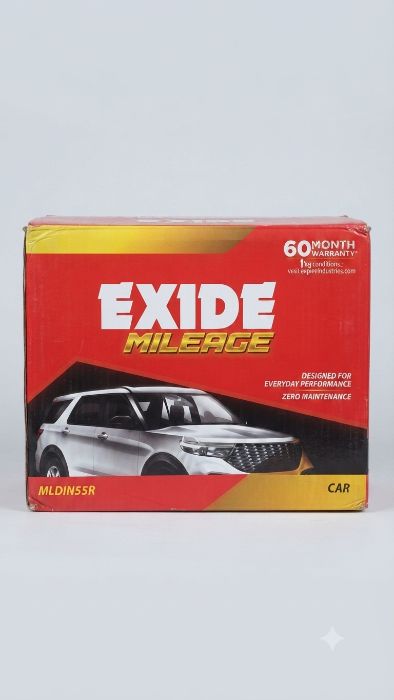 Exide Mileage MLDIN55R Car Battery