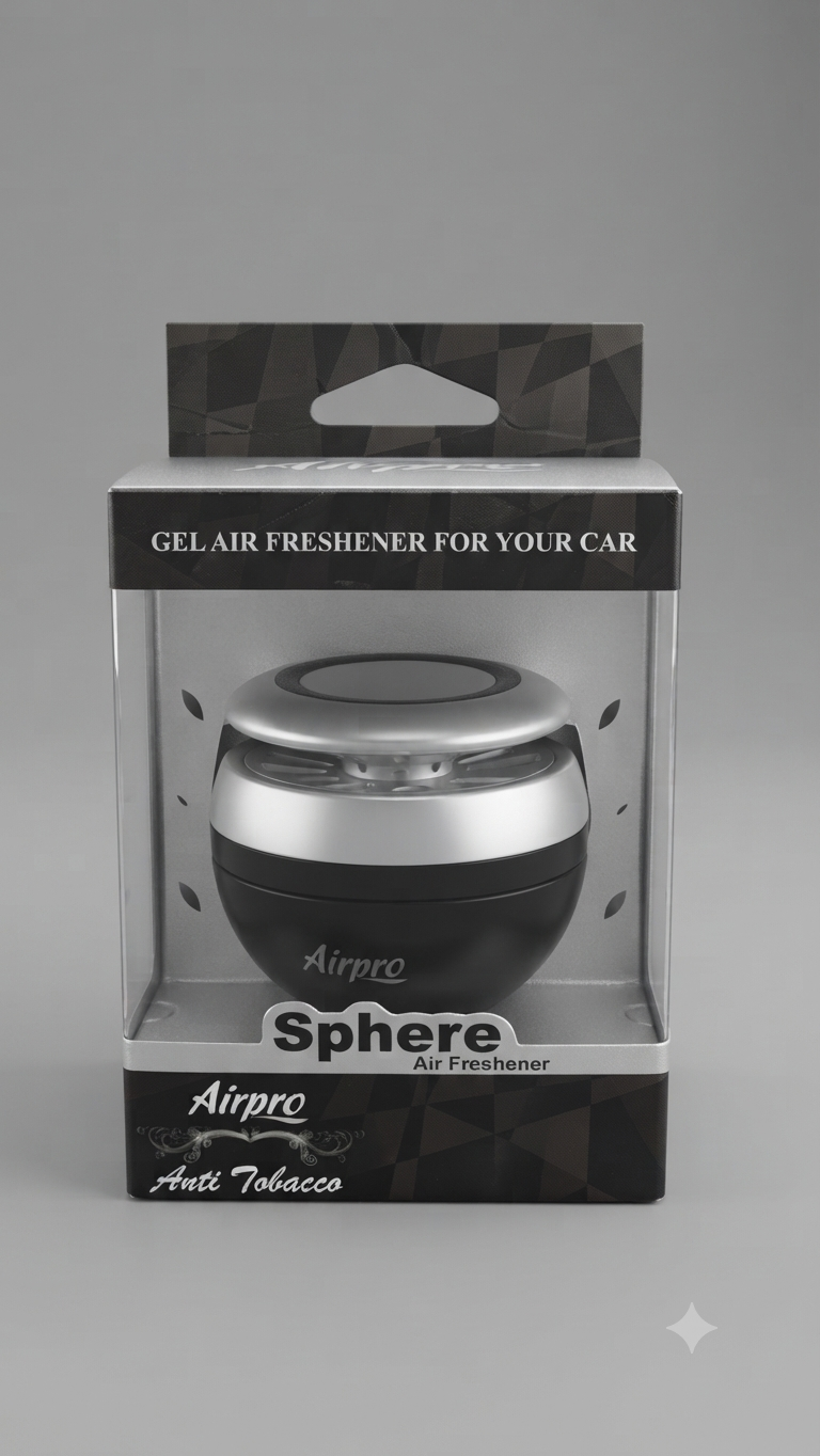 Airpro Sphere Gel Air Freshener (Anti Tobacco)
