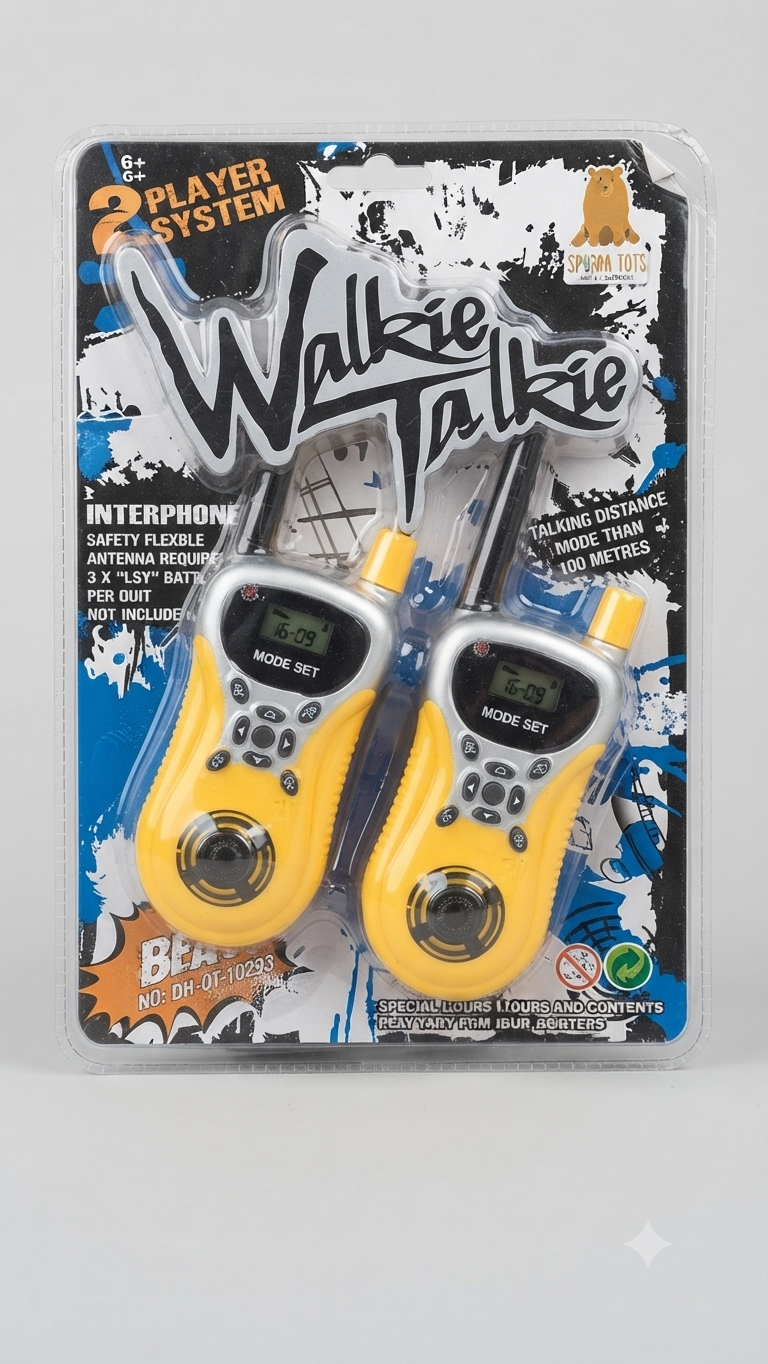 SPURAA TOTS" 2-Player System Toy Walkie Talkies