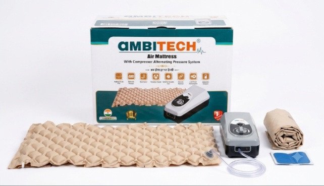 Ambitech Air Mattress with Compressor Alternating Pressure System