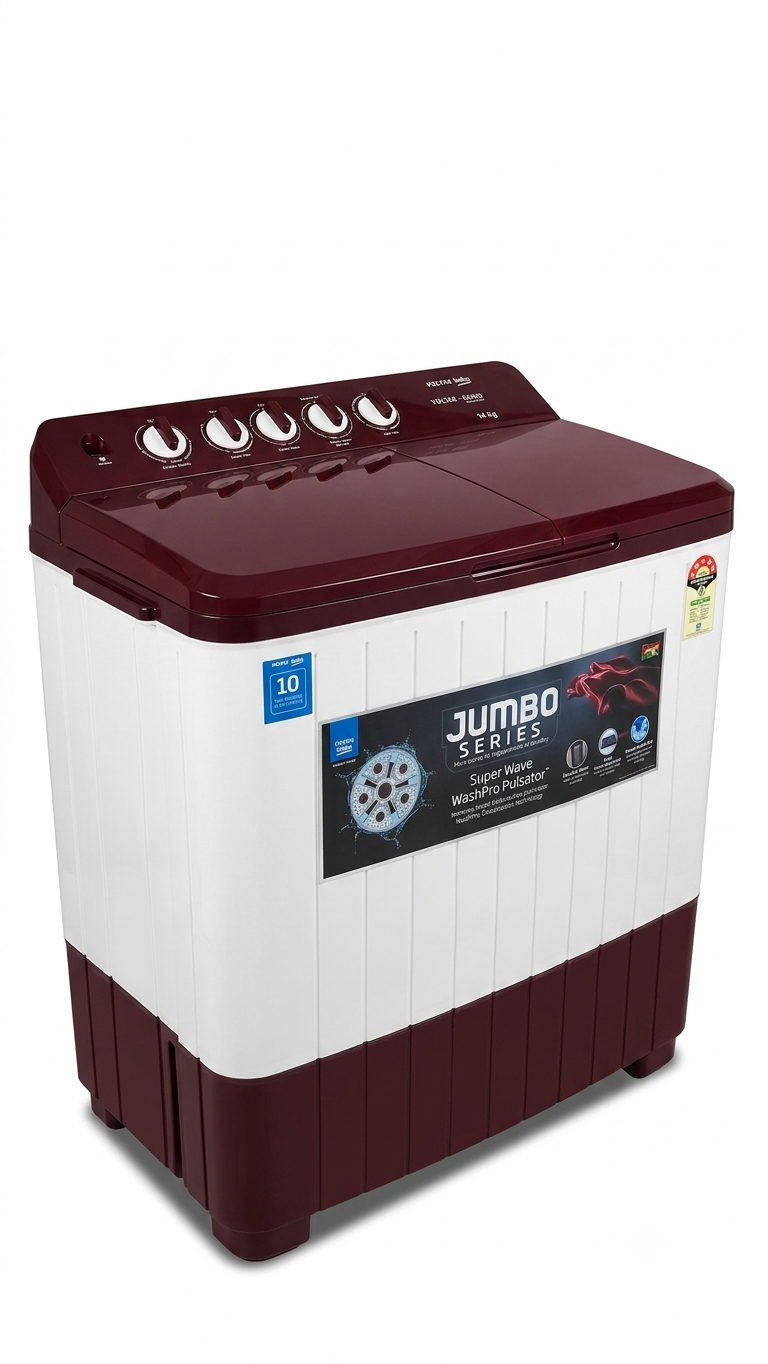 Voltas Beko 14 kg Semi-Automatic Top-Load Washing Machine
