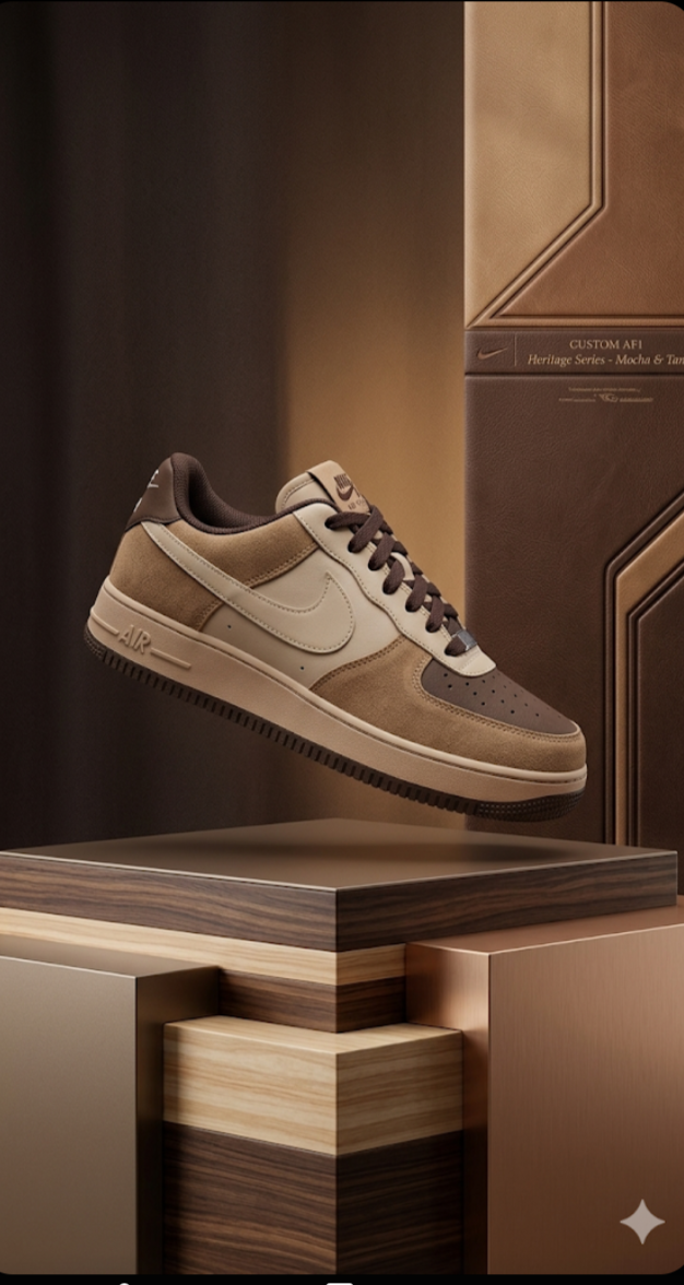 Nike Air Force 1 Low "Mocha Tan / Palomino Suede
