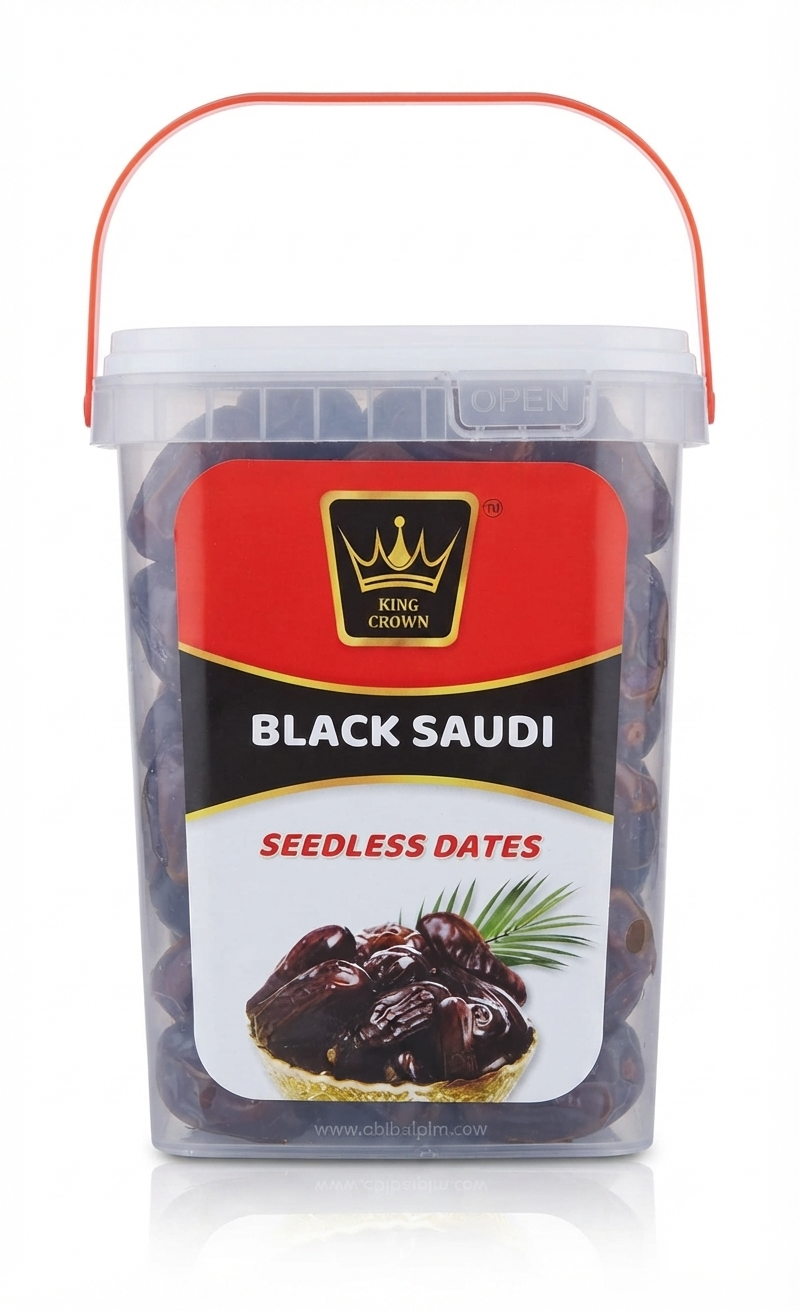 King Crown Black Saudi Seedless Dates (400 gm)