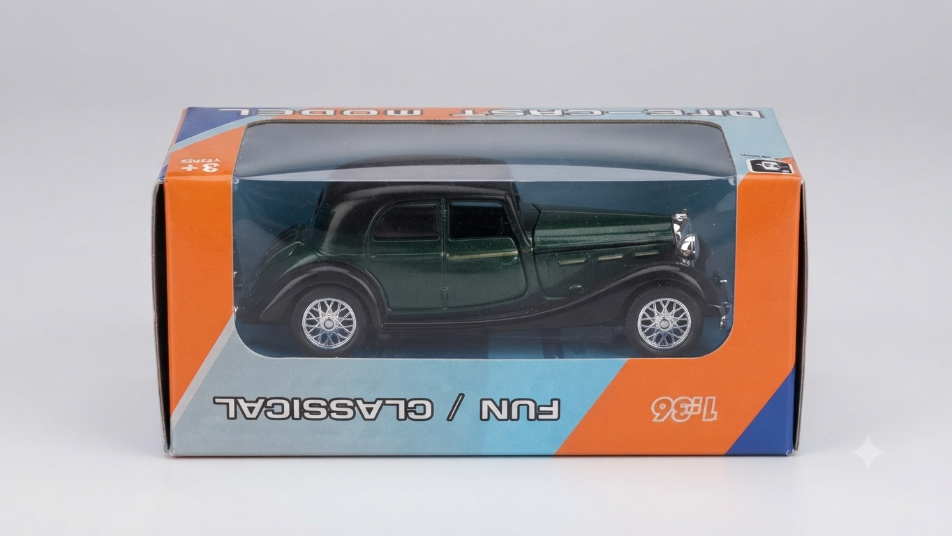1:36 Die-Cast Classical Car Model