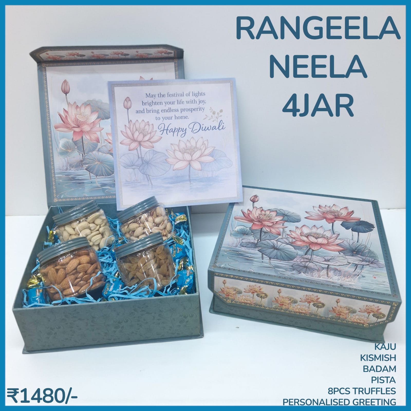 Rangeela Neela 4jar Gift Box
