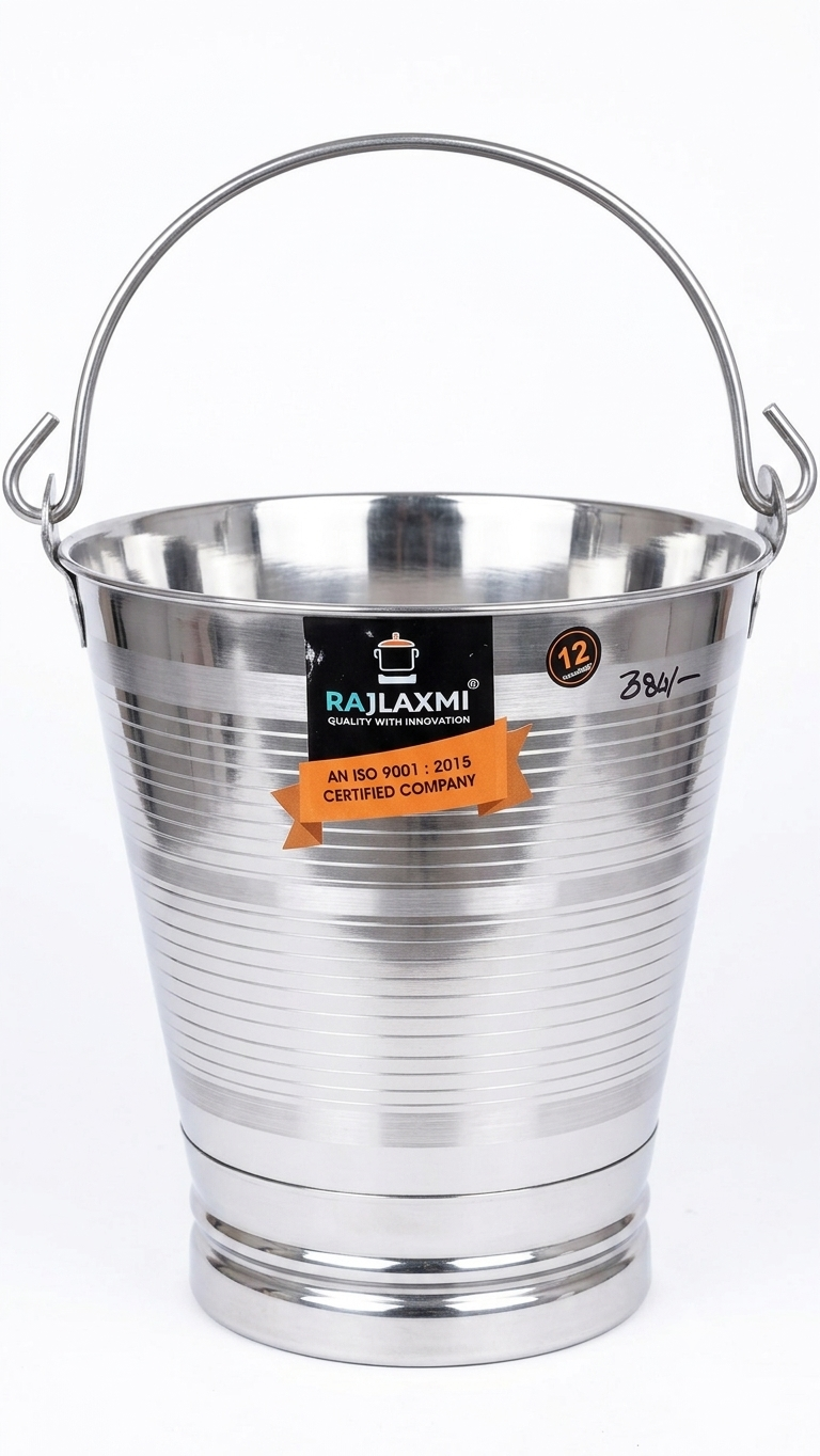 Rajlaxmi Stainless Steel Bucket