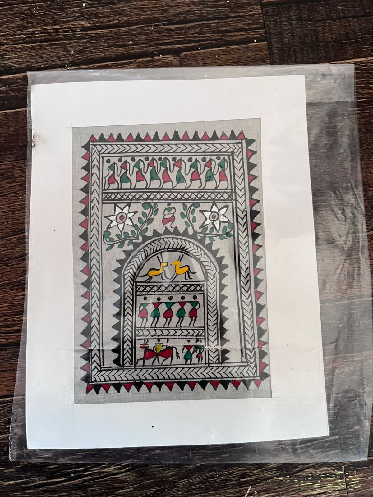 Traditional Warli Tribal Folk Art Painting