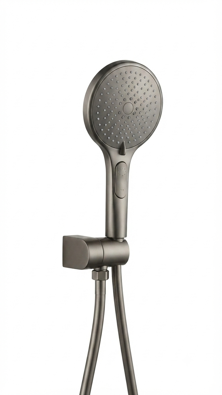 Titan 3 Flow Hand Shower - 135Mm (with 1.5 Mtr Hose & Hook)