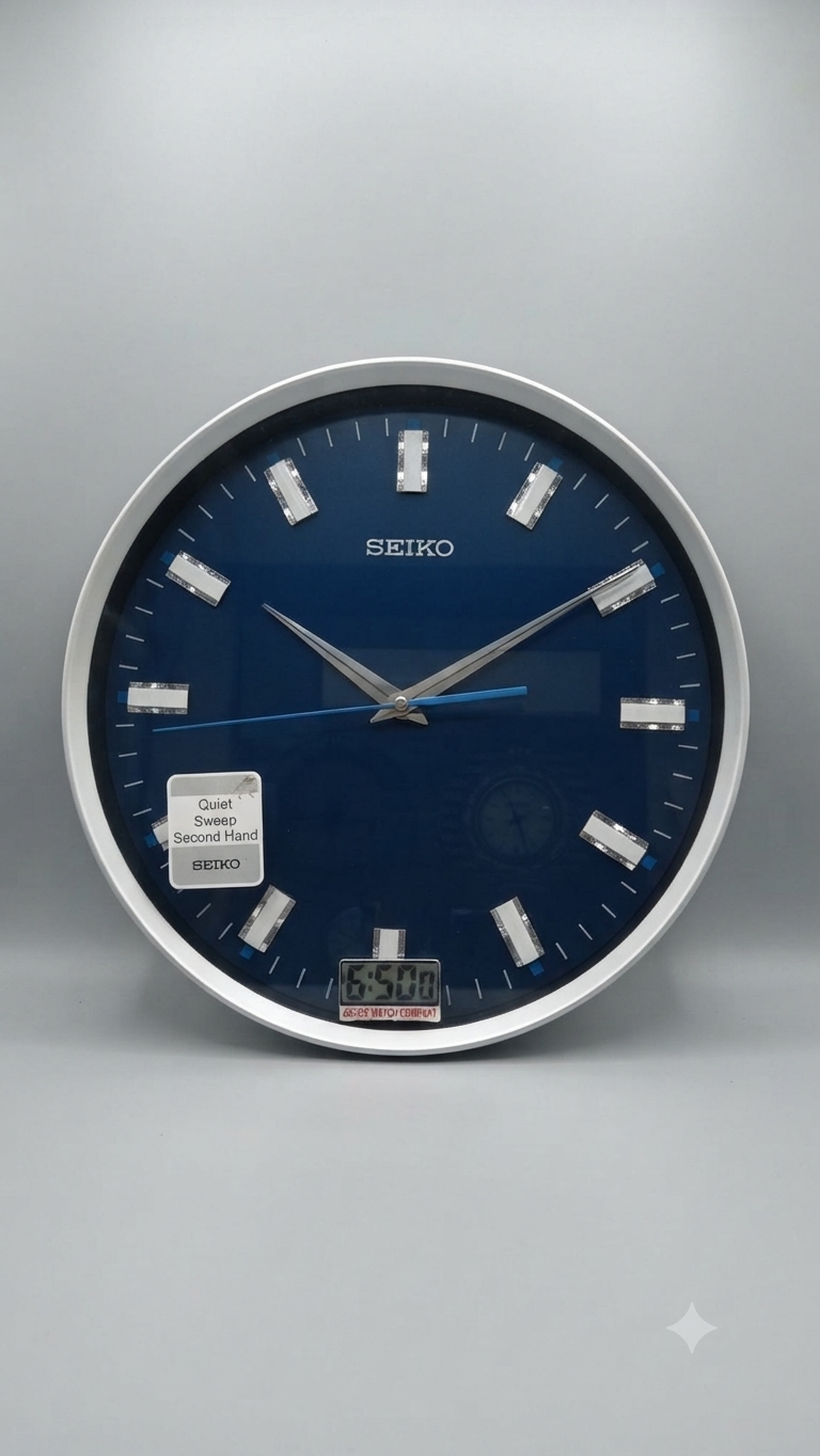 Seiko Quiet Sweep Second Hand Wall Clock