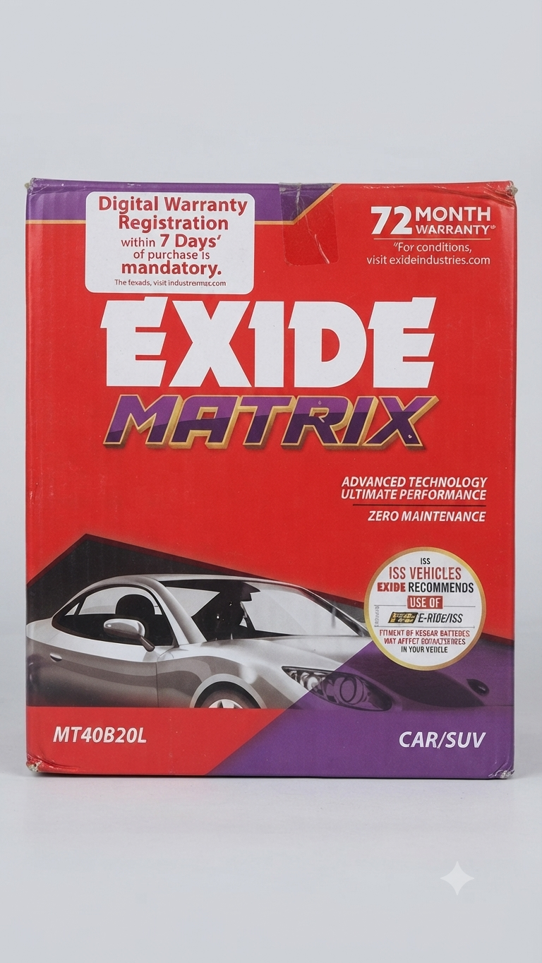 Exide Mileage ML38B20L Car Battery