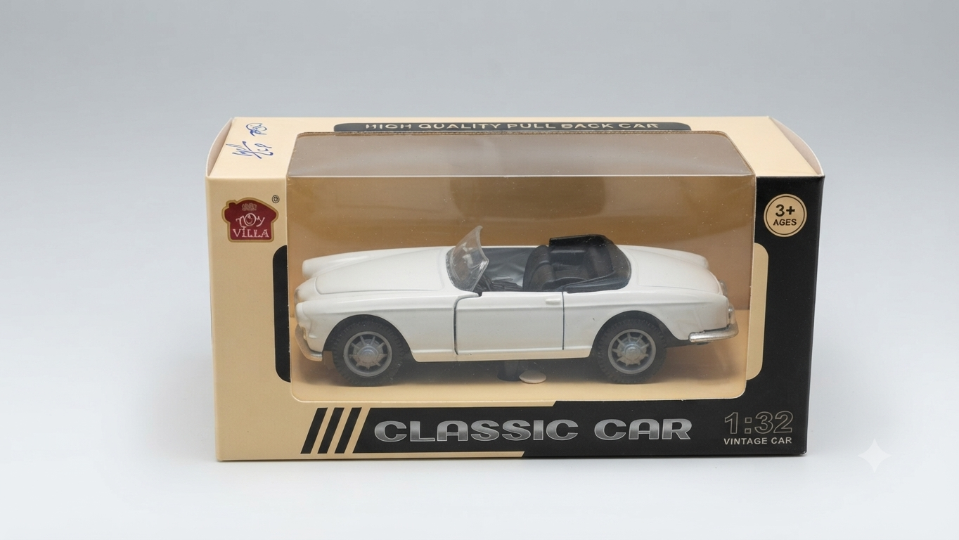 Toy Villa Classic Car 1:32 Vintage Car Model