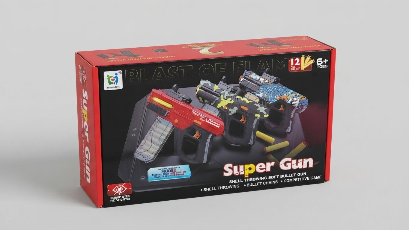 "Super Gun" Shell-Throwing Soft Bullet Gun