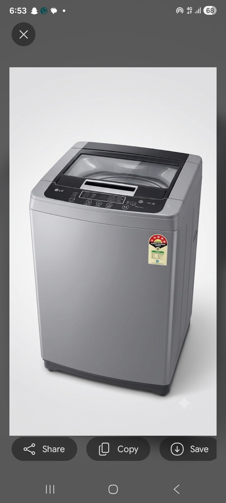 LG Fully Automatic Top Load Washing Machine