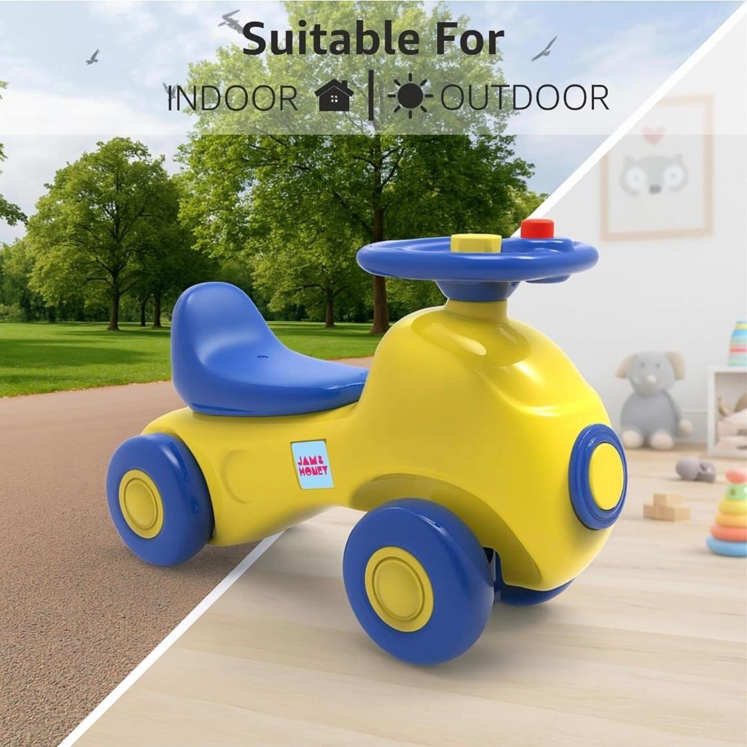 Jam & Honey Car Ride On for Kids | for 18+ Months