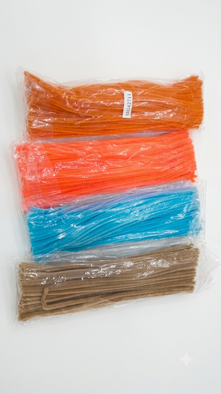 Chenille Stems (Pipe Cleaners) Assortment - Model MC42711