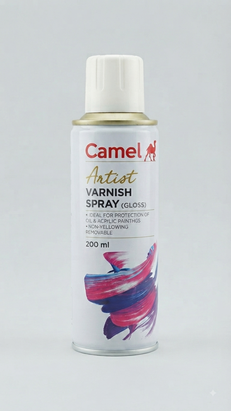 Camel Artist Varnish Spray (Gloss, 200 ml)