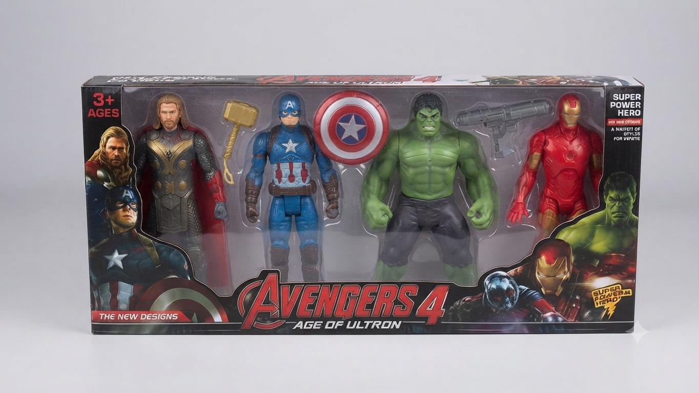 Avengers 4 Age of Ultron Super Power Hero Action Figure Set