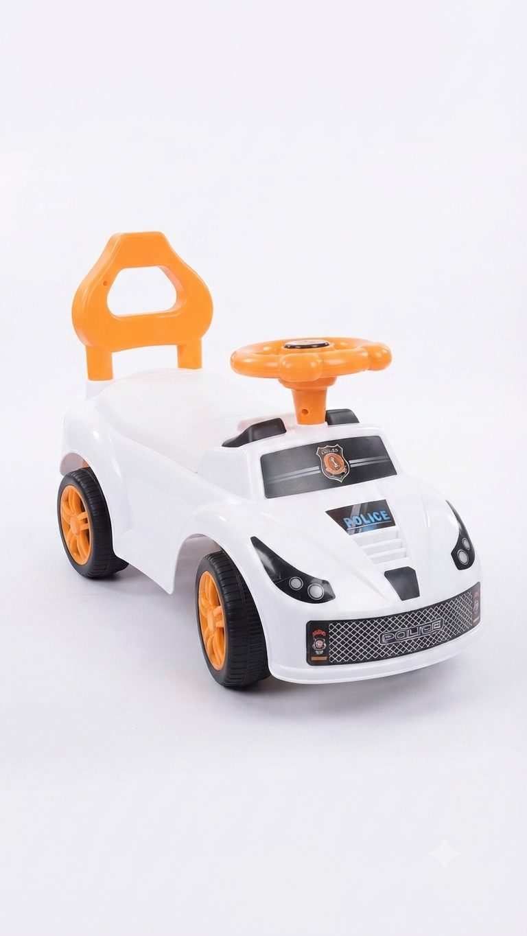 children's ride-on police car
