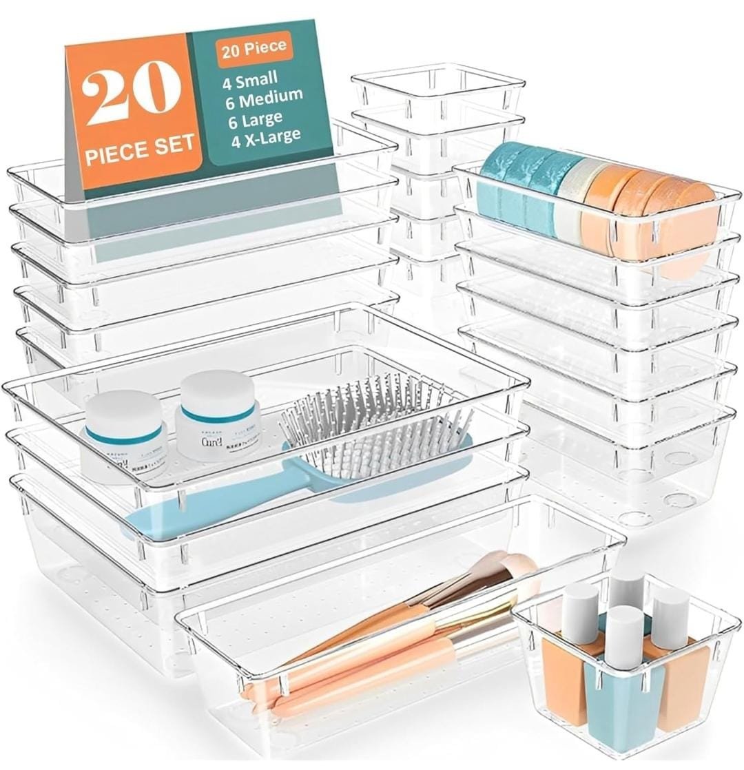 Set of 20 Drawer Organiser