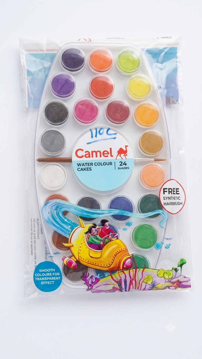 Camel Water Colour Cakes