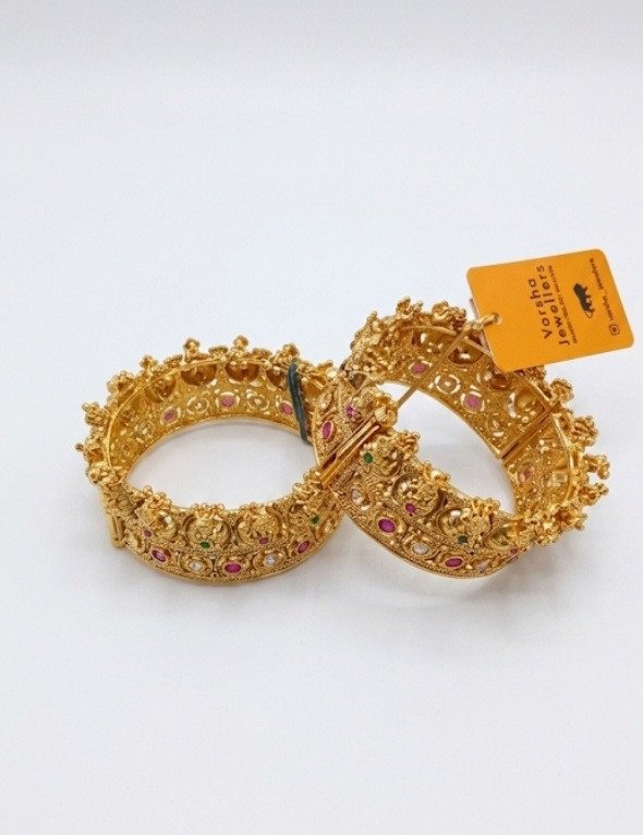 gold-tone bangles