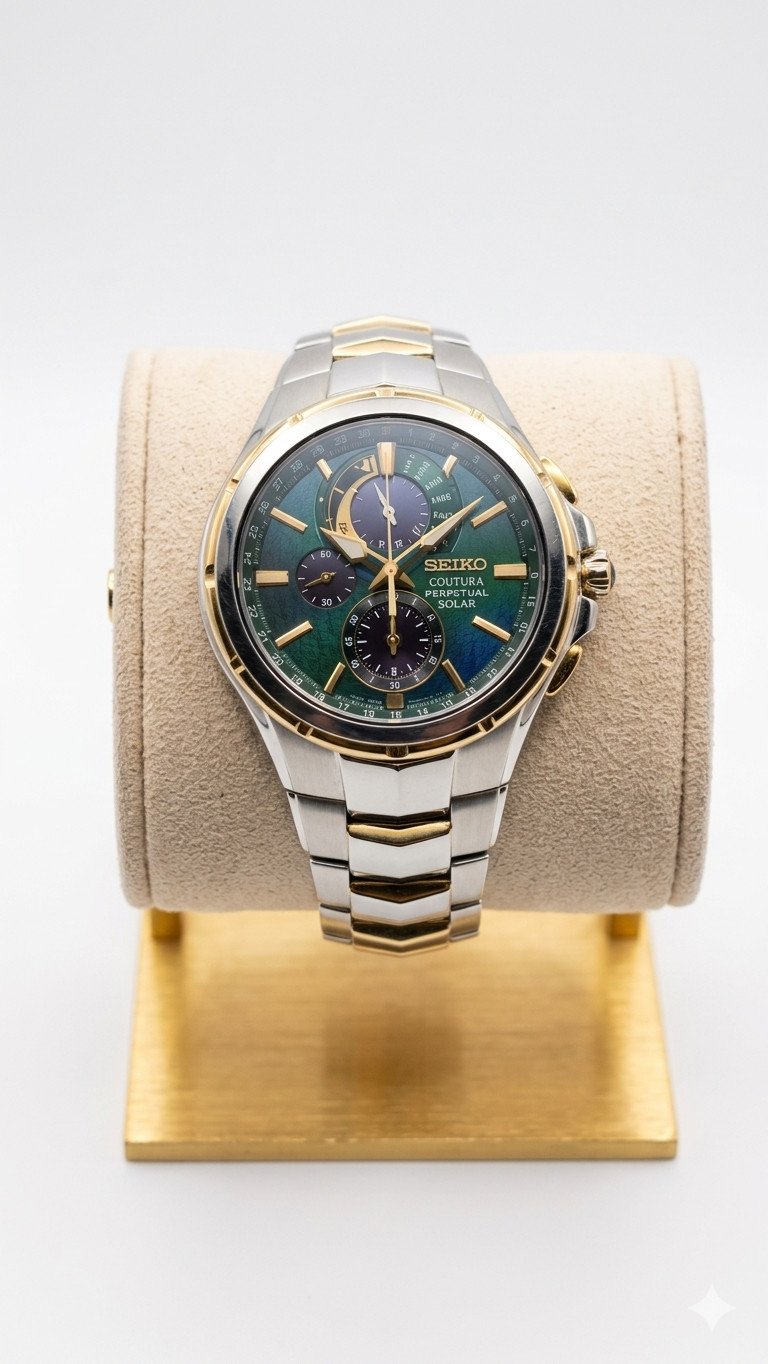 Seiko Coutura Radio Sync Solar Chronograph watch