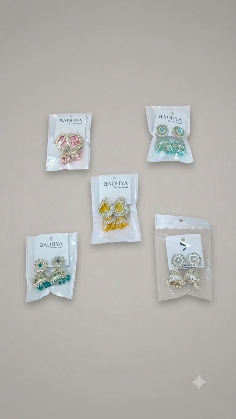 AADHIYA Branded Indian Jhumka Earring Collection