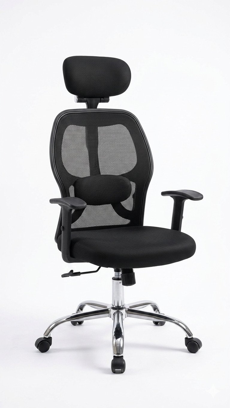 Ergonomic Mesh Office Chair with Headrest